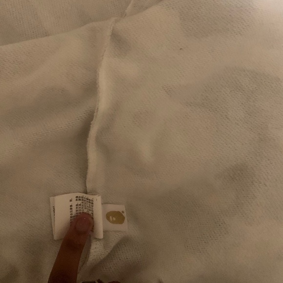 COPY - White bape hoodie size M - Picture 7 of 7